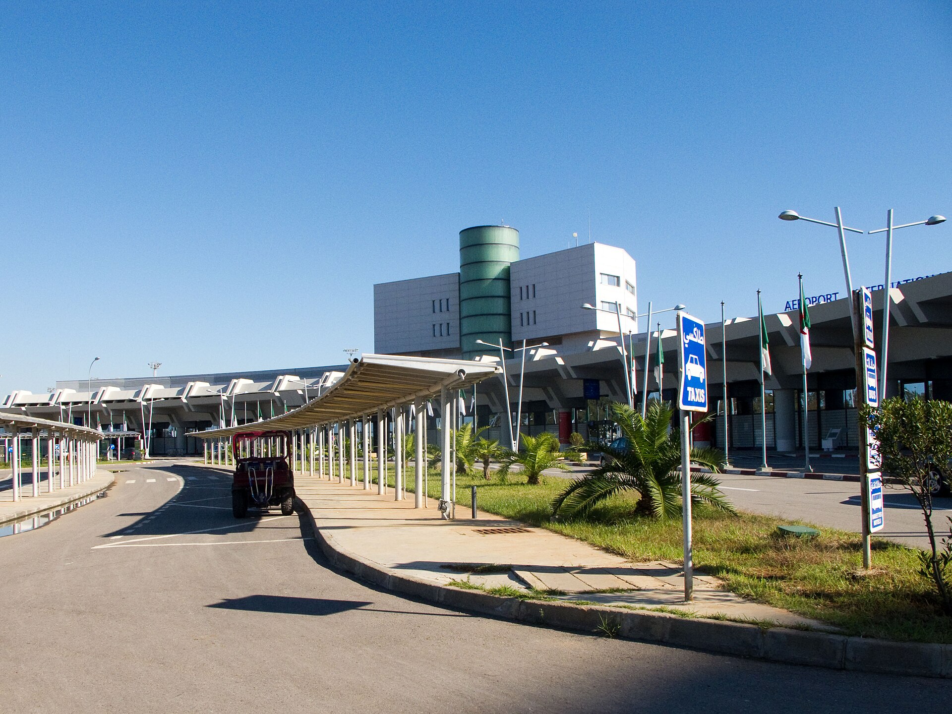 Houari Boumedienne airport view