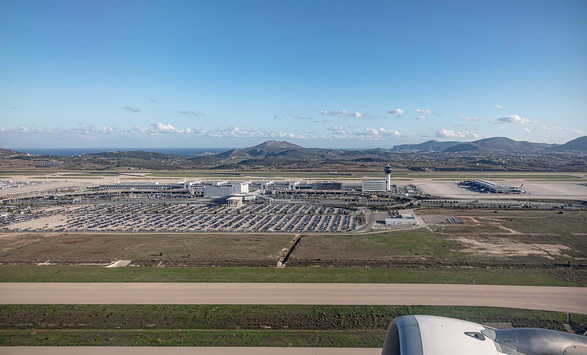 Eleftherios Venizelos airport view