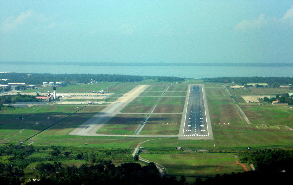 Bandaranaike airport view
