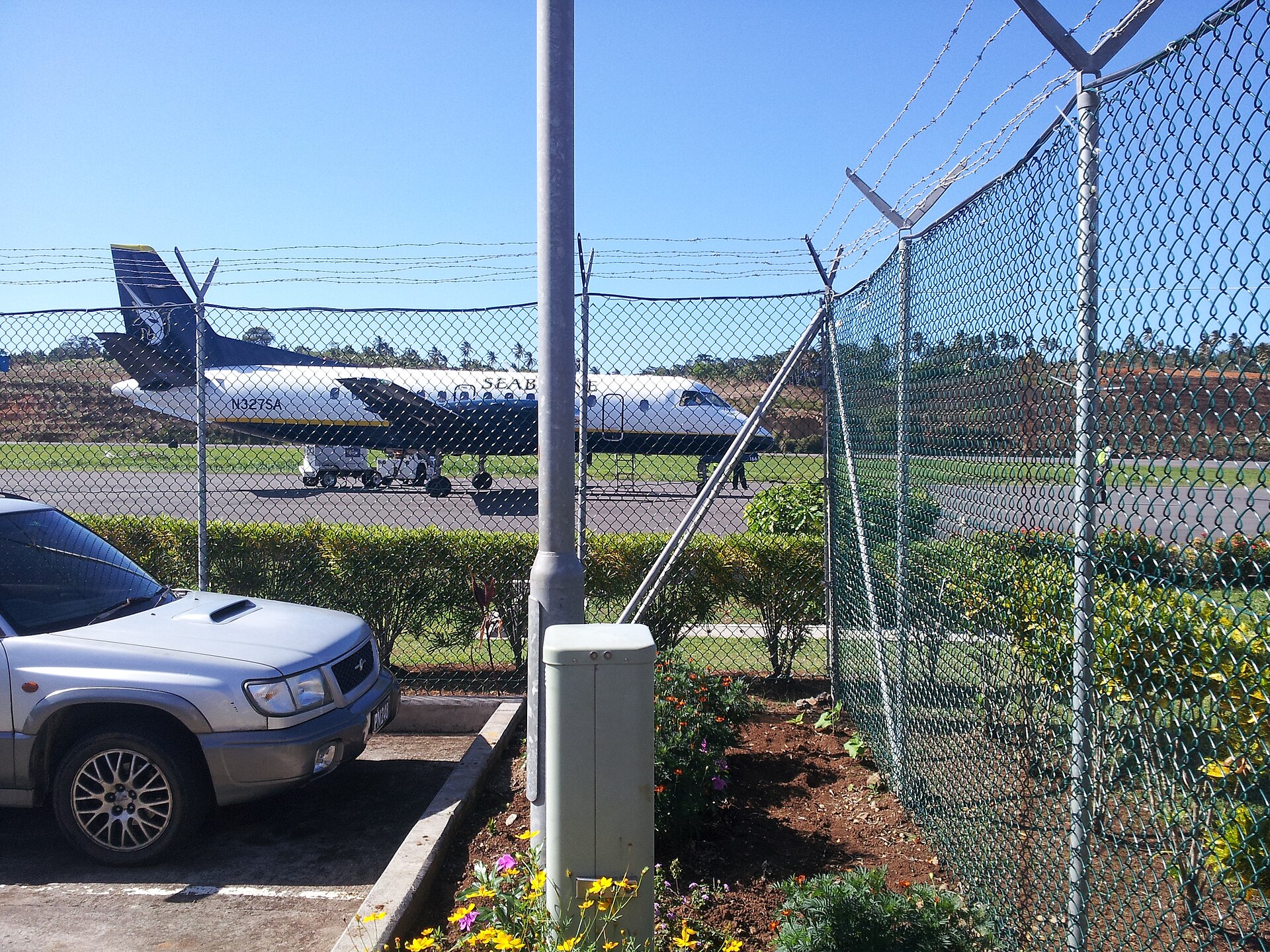 Melville Hall airport view