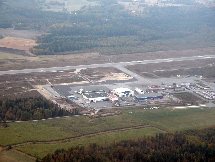 Orebro Bofors airport view