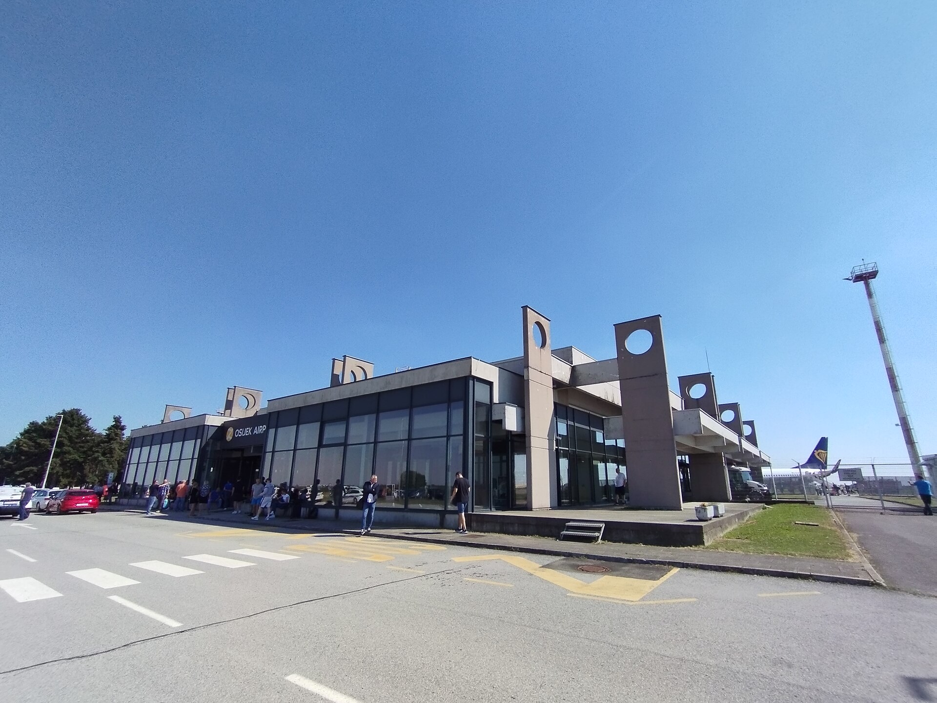 Osijek airport view